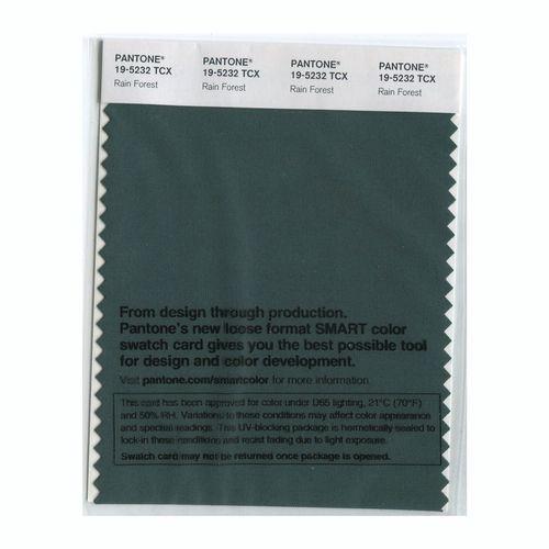 Pantone Smart 19-5232 TCX Color Swatch Card | Rain Forest