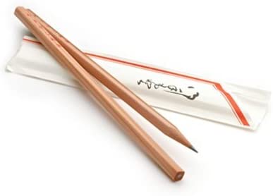 A pair of Take-away Chopstick HB Pencils (Pack of 2)