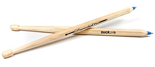 Suck UK Drumstick Pen - Blue Ballpoint Pen