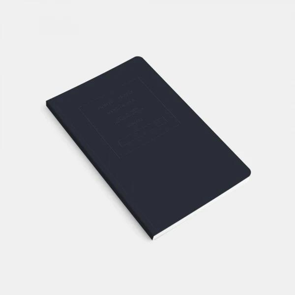 5x8" Embossed Soft Cover Notebook - Dot Paper