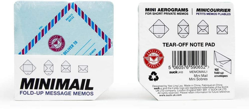 SUCK UK Memo Mini Tear-Off Envelopes/Messages & Notes