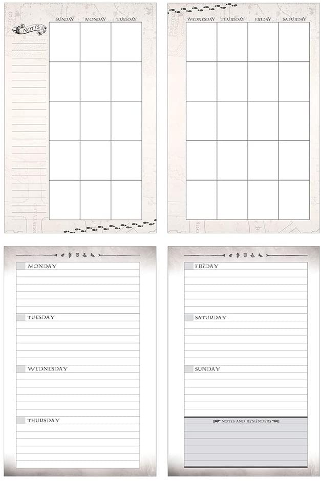 Harry Potter 12 Months Mini Planner Set