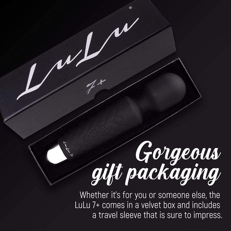 Black Lulu 7+ Handheld Electric Personal Massager