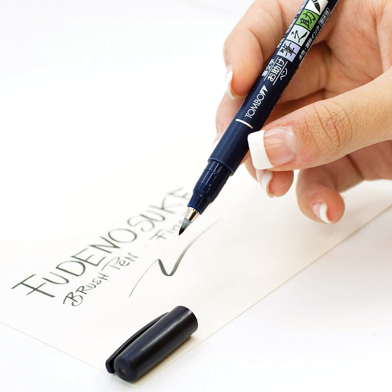 Tombow - Fudenosuke Calligraphy Brush Pen: Pack of 5