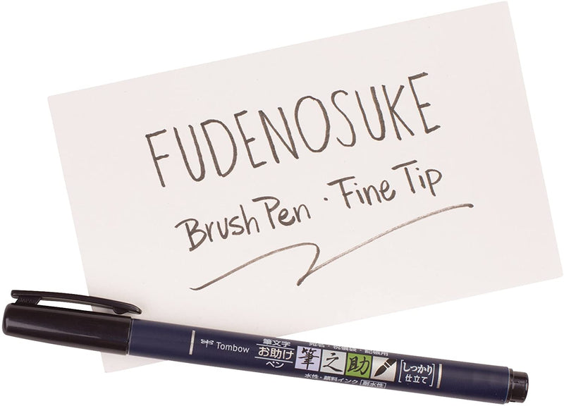 Tombow - Fudenosuke Calligraphy Brush Pen: Pack of 5