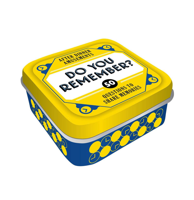 After Dinner Amusements: Do You Remember?: 50 Questions to Share Memories 