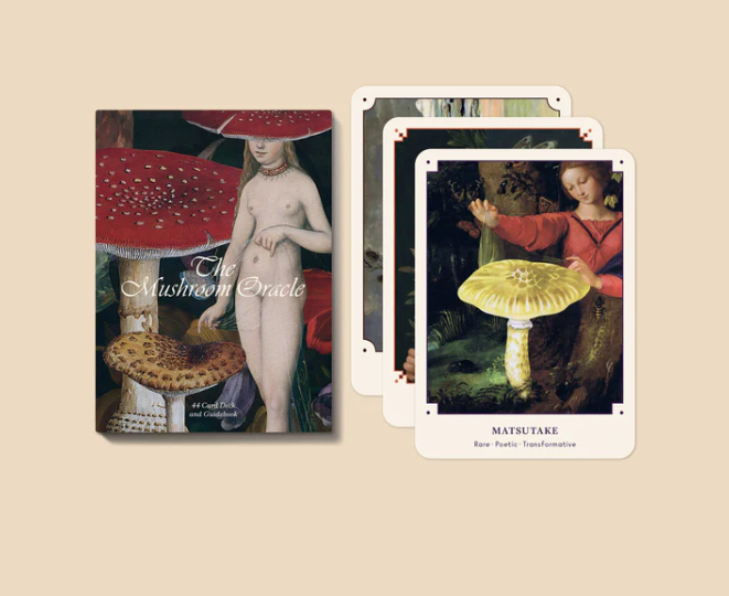 The Mushroom Oracle: 44 Card Deck & Guidebook