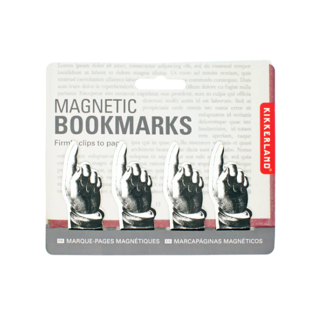 Magnetic Pointing Bookmark Set of 4
