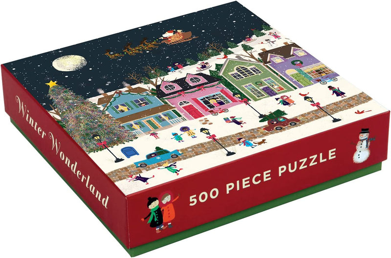 Galison Winter Wonderland 500 Piece Jigsaw Puzzle