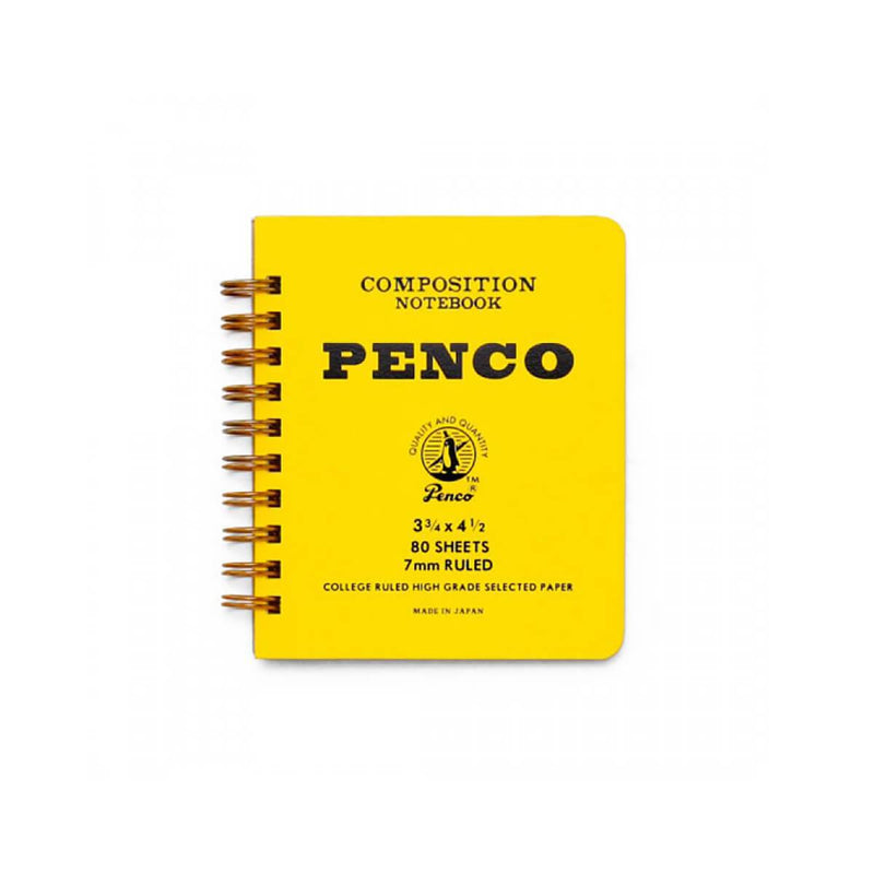Penco Coil Notebook Small - Yellow