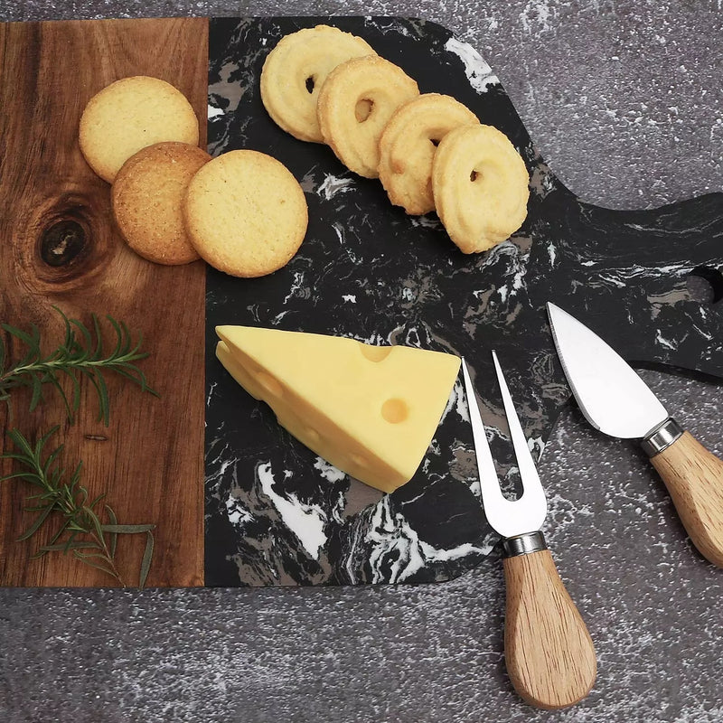 SINT Natural Wooden And Marble Chopping Board