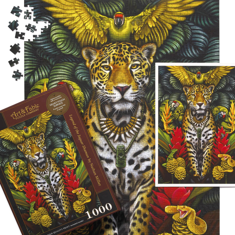 Legend of The Jaguar 1000 Pieces Jigsaw Puzzle