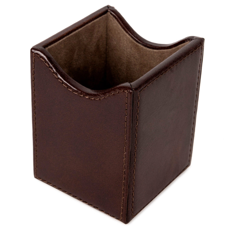 Luxury Genuine Leather Stationary Supply Organizer