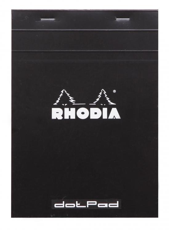 Staplebound Notepad - Black (CARRE GRAPH 8X8)