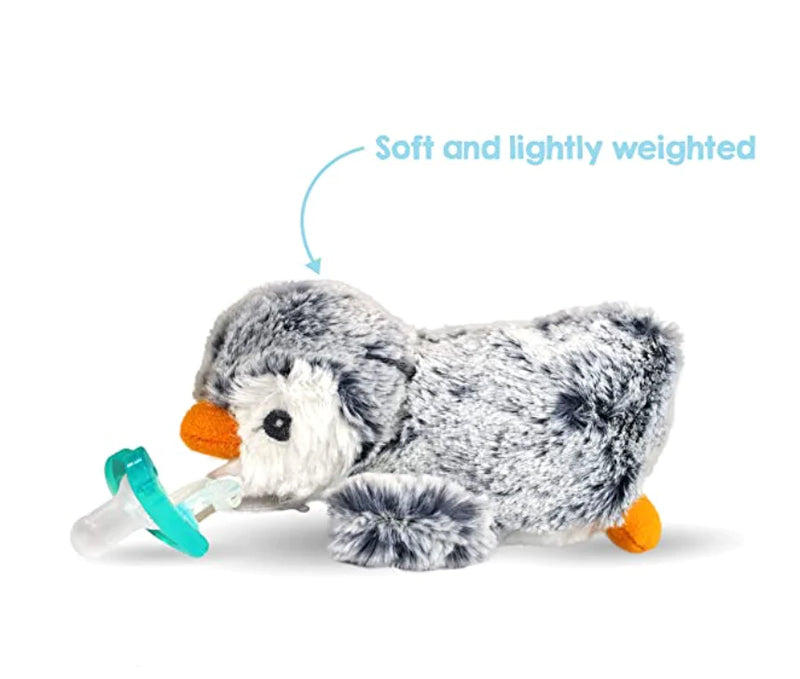 RaZbuddy Paci/Teether Holder - Penguin