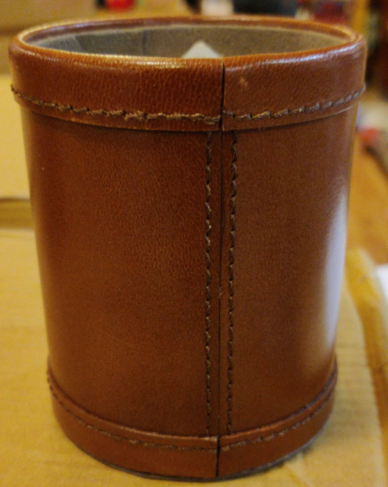 Luxury Genuine Leather Stationary Supply Organizer