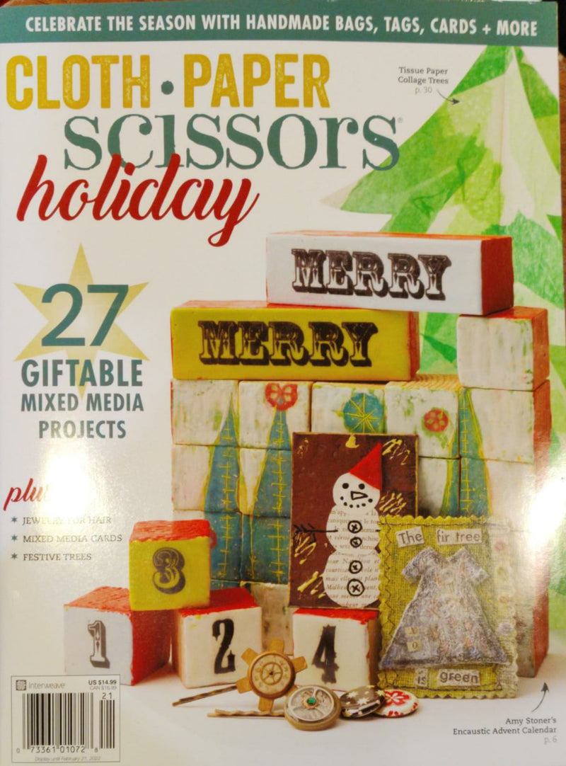 Cloth Paper Scissors Holiday Magazine