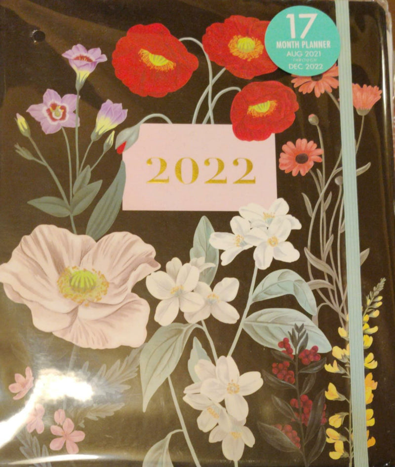 Monthly Planner Notebook - August 2021 to December 2022