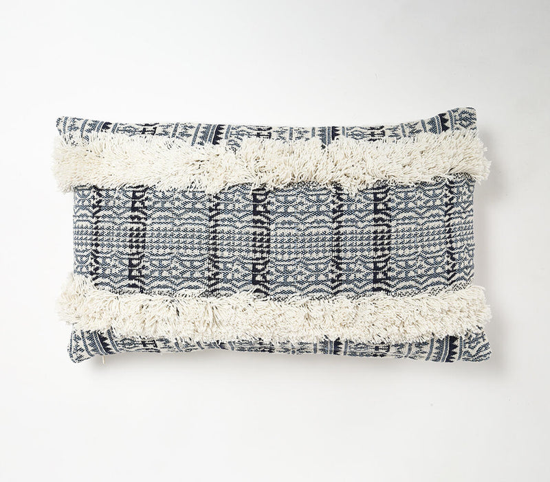 Textured & Printed Lumbar Cushion Cover