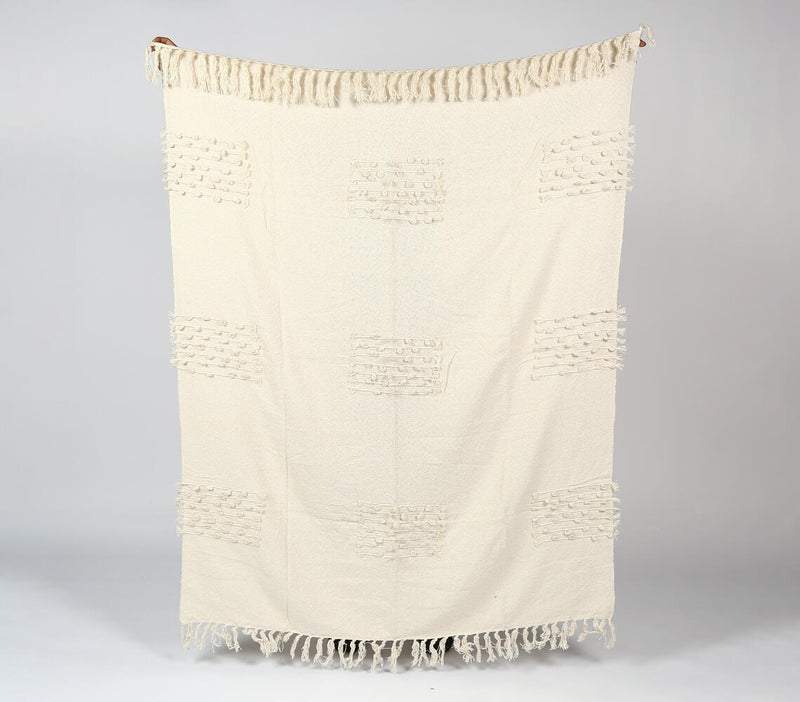 Patch Tufted Handwoven Throw