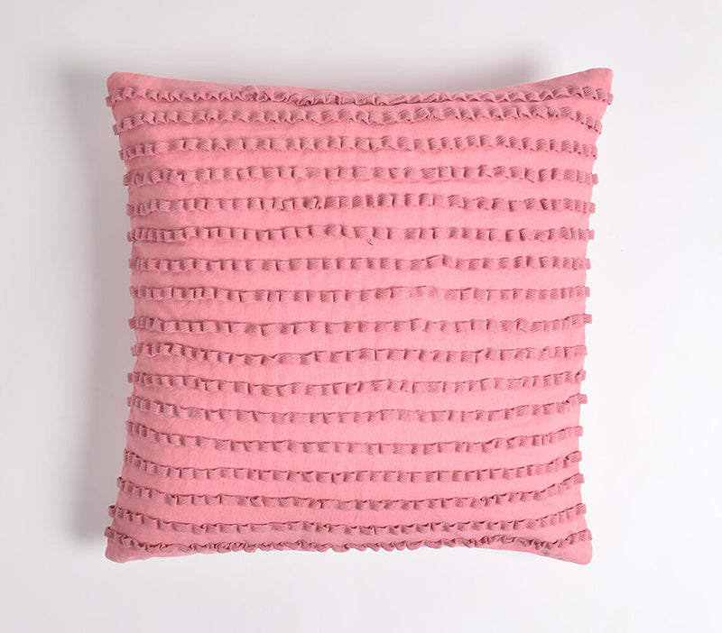 Embellished Flamingo Pink Cushion Cover