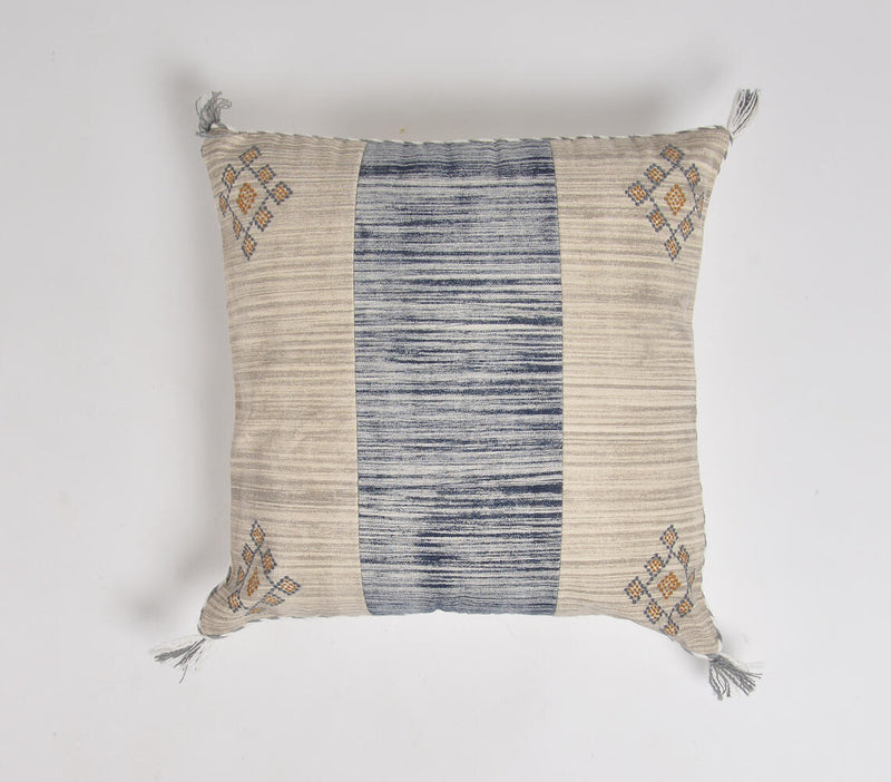 Embroidered Coastal Cushion cover