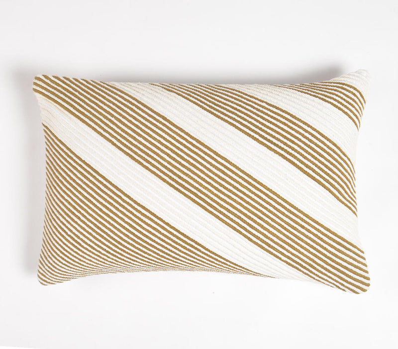 Slant Striped Lumbar Cushion cover