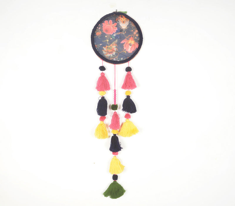 Embroidery Hoop Vintage Floral Tasseled dreamcatcher