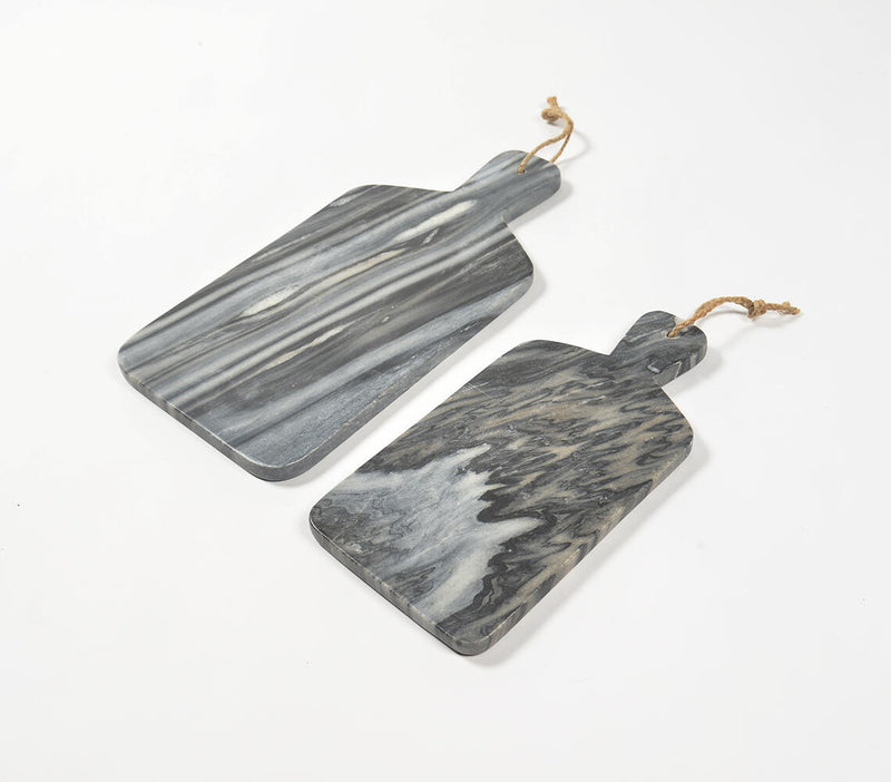 Grey Marble cheese boards (set of 2)