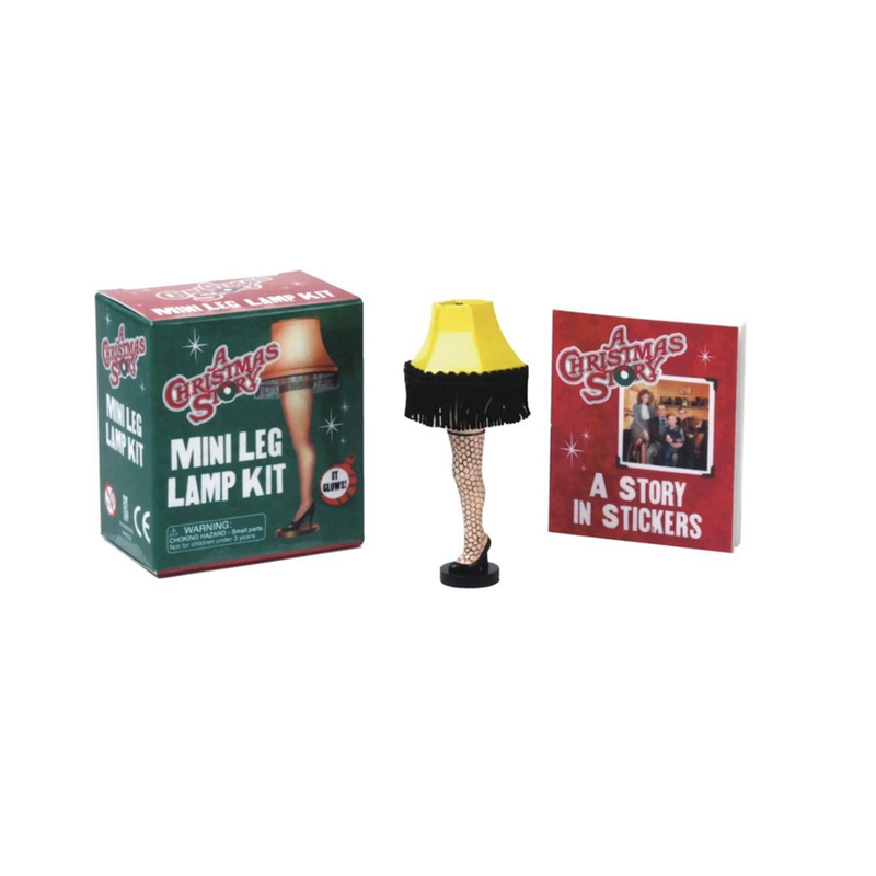 A Christmas Story Mini Leg Lamp Kit [With Replica of Leg Lamp and Sticker Book] ( Mega Mini Kits )