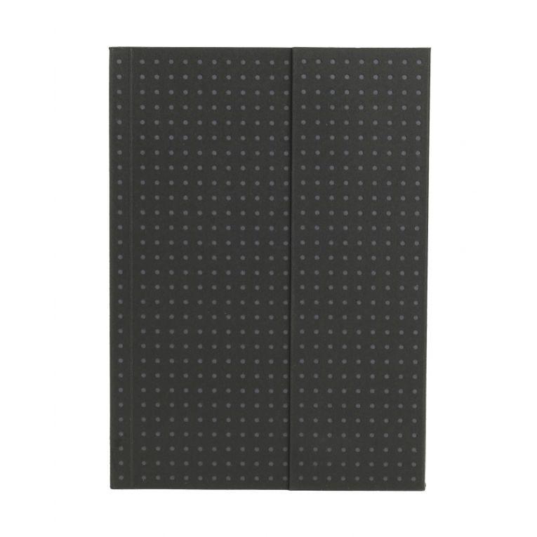 A5 Black on Grey Circulo Notebook - Unlined