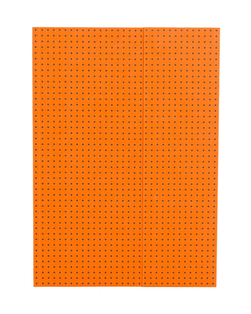 A5 Orange on Grey Circulo Notebook - Unlined