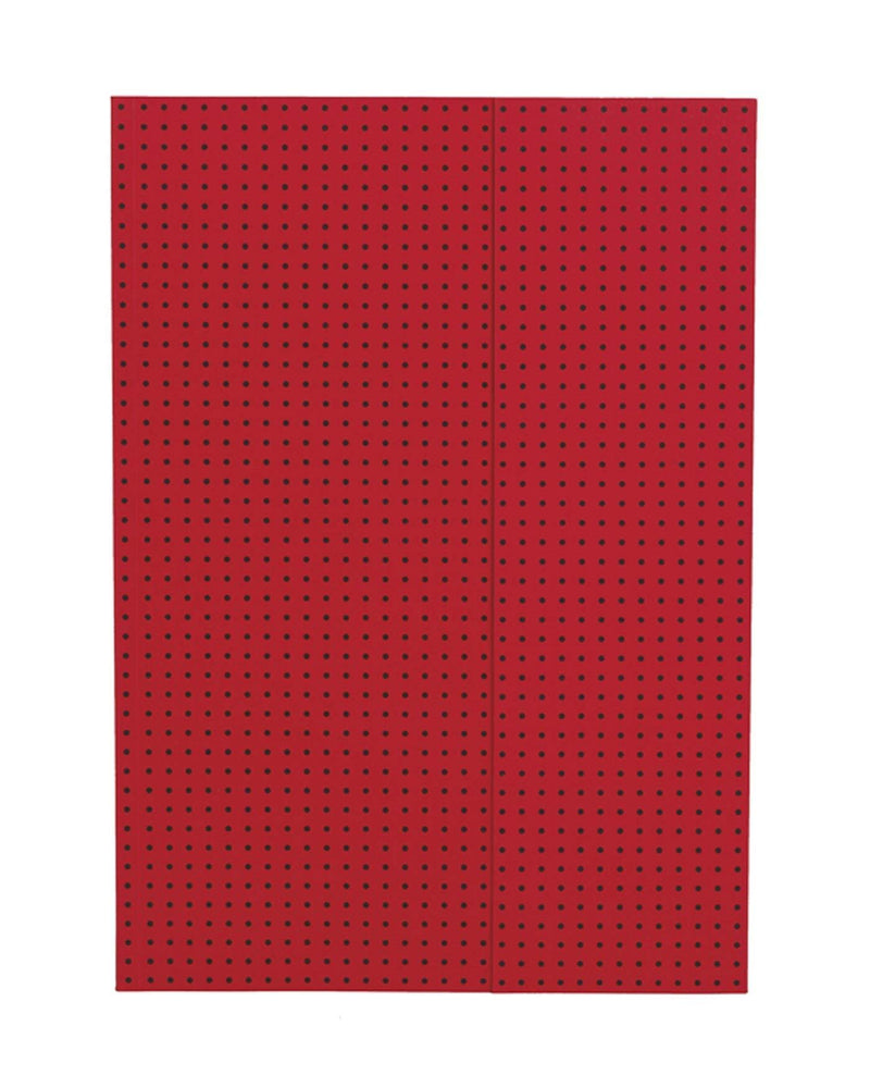 A4 Red on Black Circulo Notebook - Unlined
