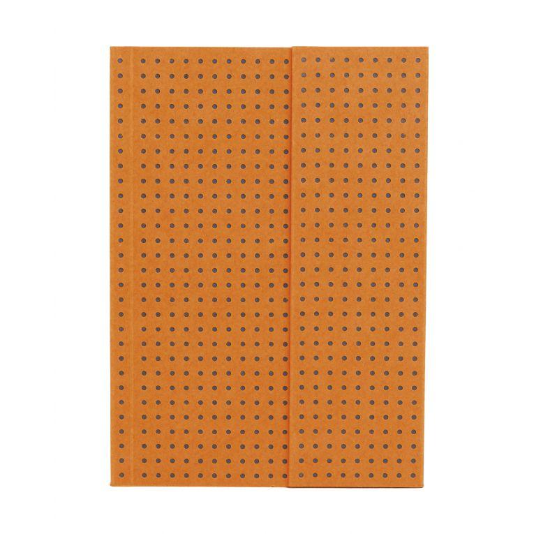 A6 Orange on Grey Circulo Notebook-Lined