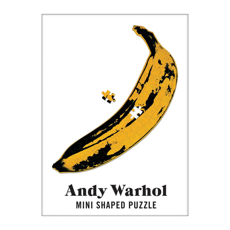 Andy Warhol Banana 100 Piece Mini Shaped Jigsaw Puzzle