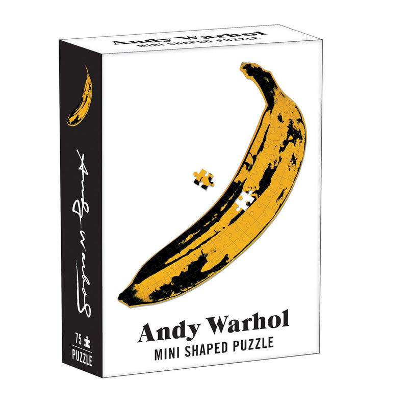 Andy Warhol Banana 100 Piece Mini Shaped Jigsaw Puzzle