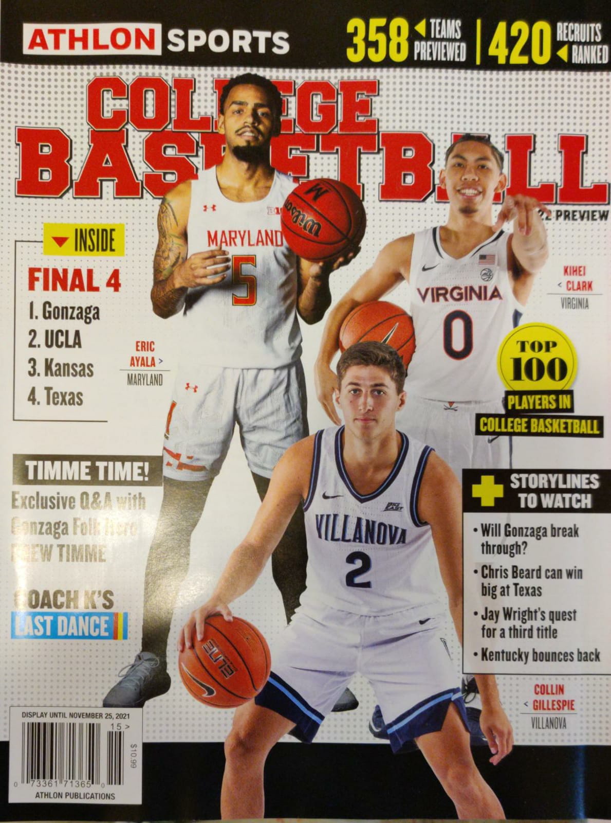 Athlon sports College basketball - Main Image
