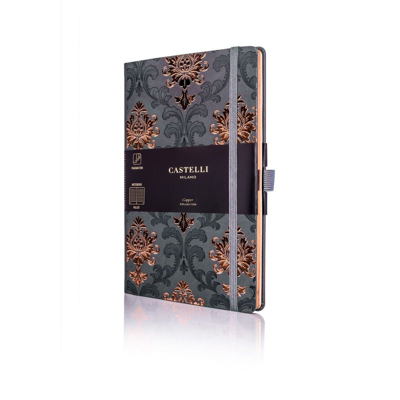 Baroque Copper Medium Ruled Notebook