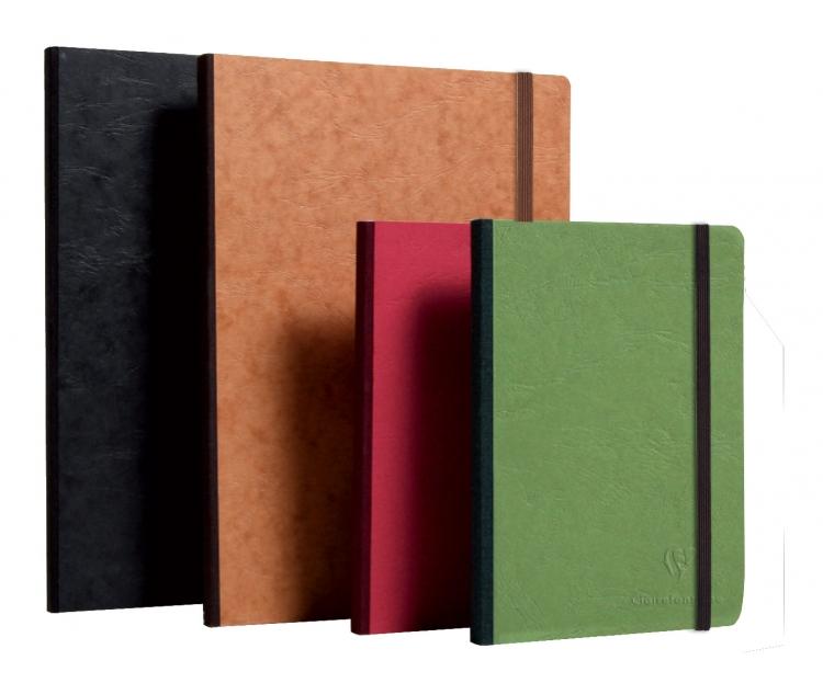 Basics Clothbound Notebooks with elastic closure - Group (TAN 8X11)