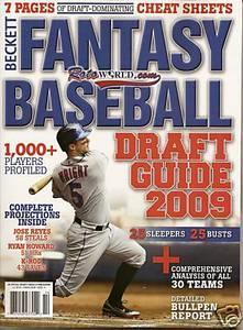 beckett fantasy draft guide magazine summer 2021