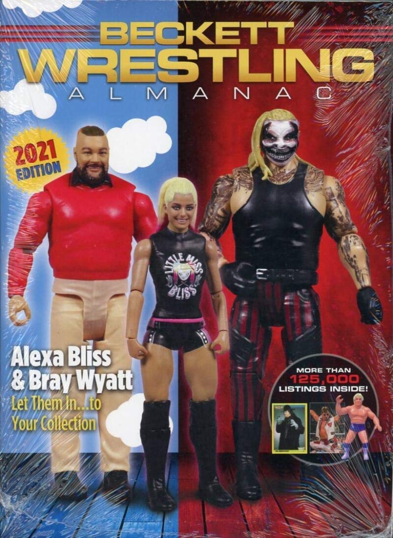 beckett wrestling almanac price guide magazine 2021