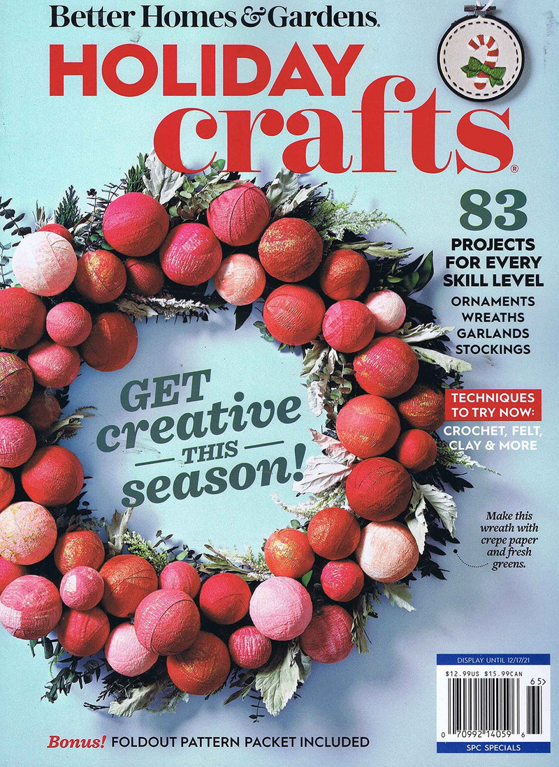 Better Homes & Gardens Magazine Holiday Crafts