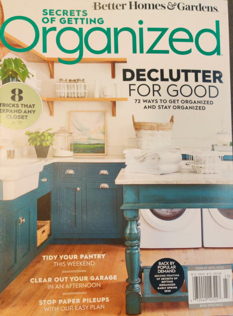 Better Homes & Gardens Magazine - Secrets of Getting Organized