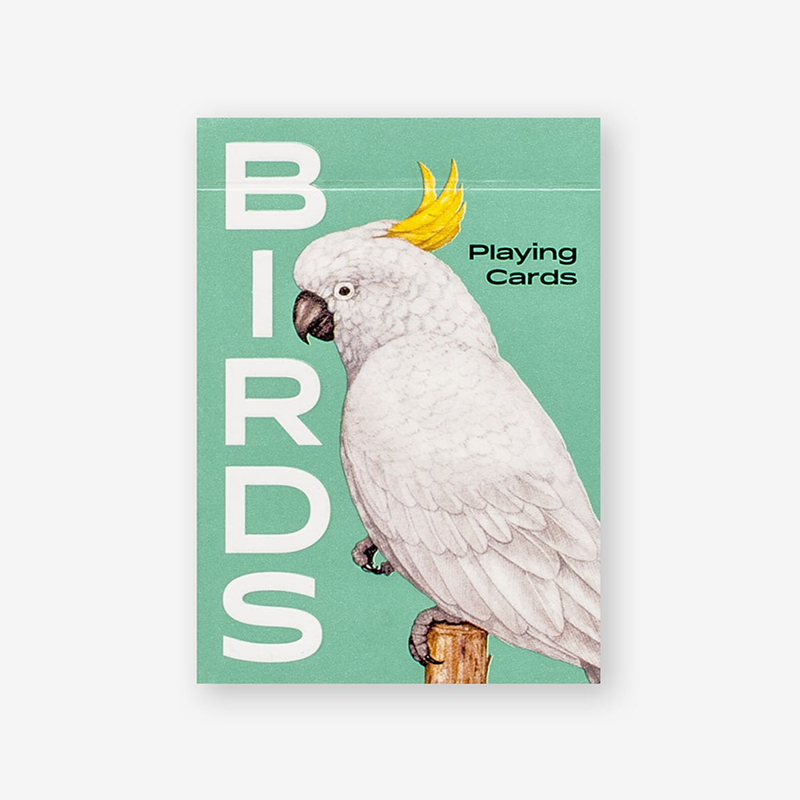 Birds Playing Cards