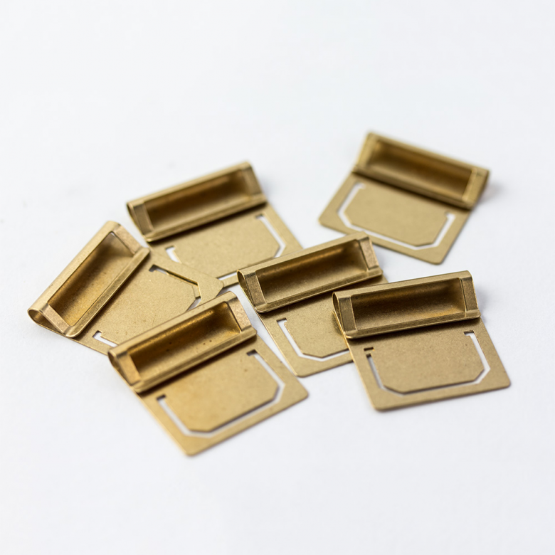 Brass Index Clip