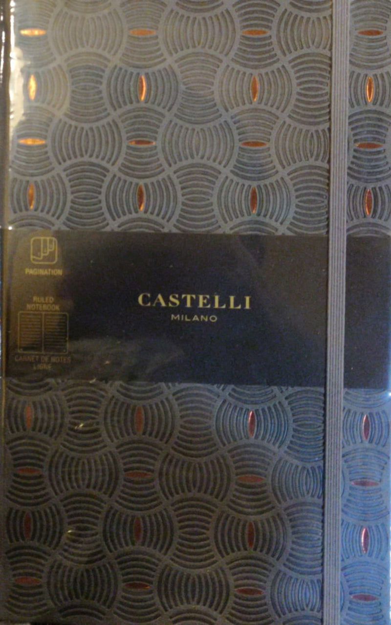 Castelli A5 notebook ruled copper RIC