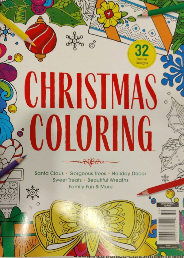 christmas coloring magazine issue 54