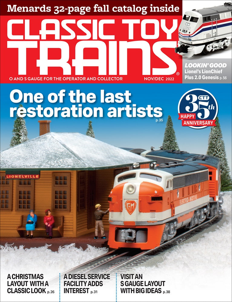 classic toy trains magazine november december 2022