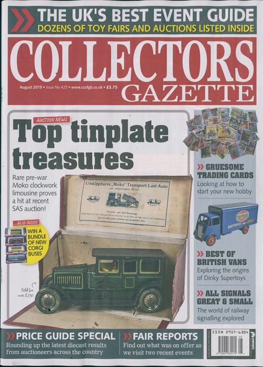 collectors gazette magazine august 2019