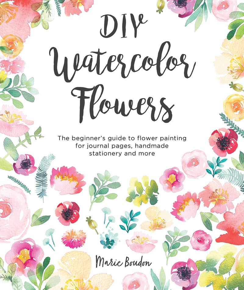 diy watercolor flowers magazine issue 25